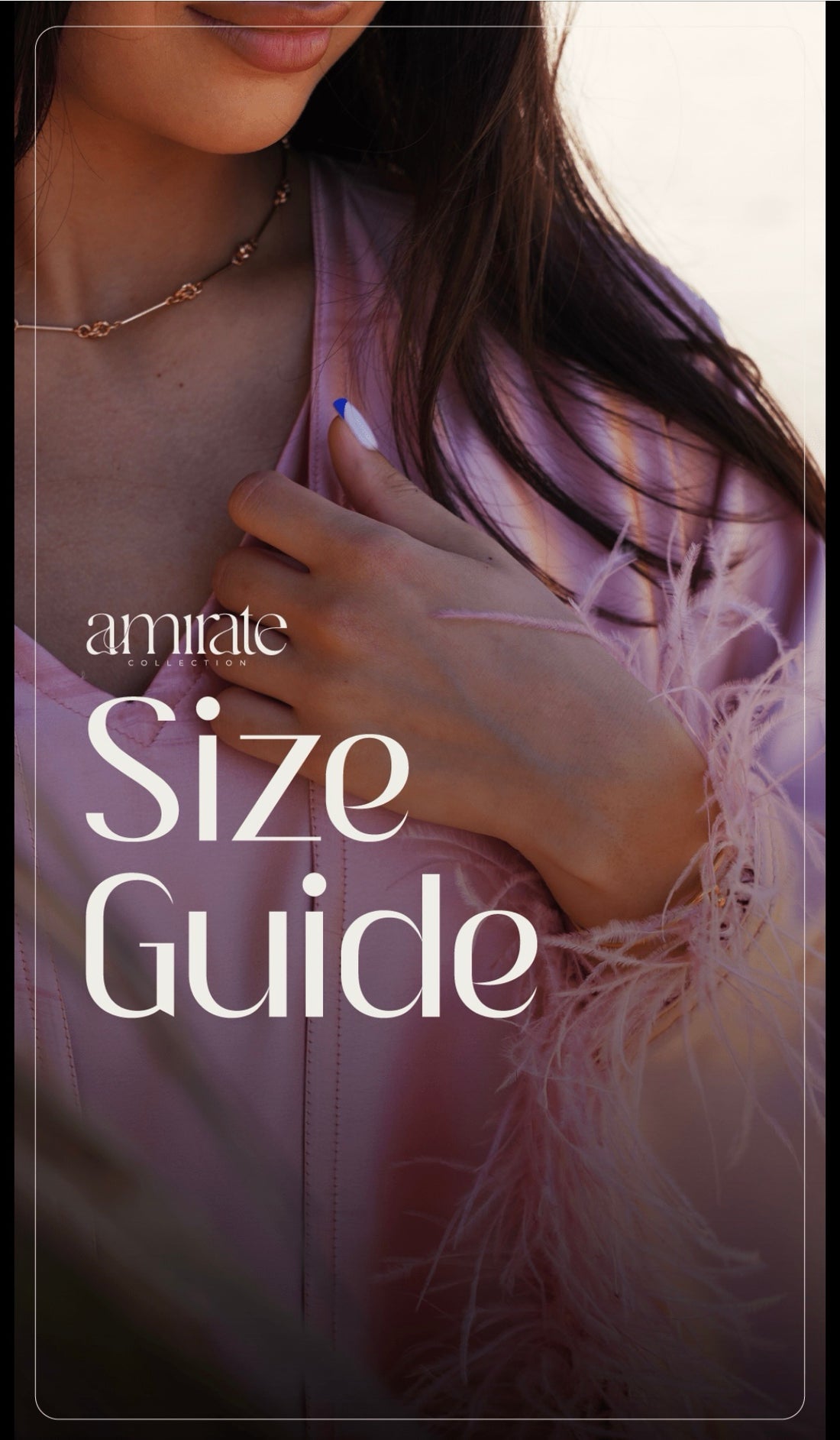 Guide des Tailles Amirate