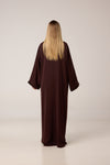 abaya en chocolat