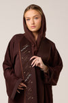 abaya en chocolat