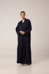 abaya bleu nuit 
