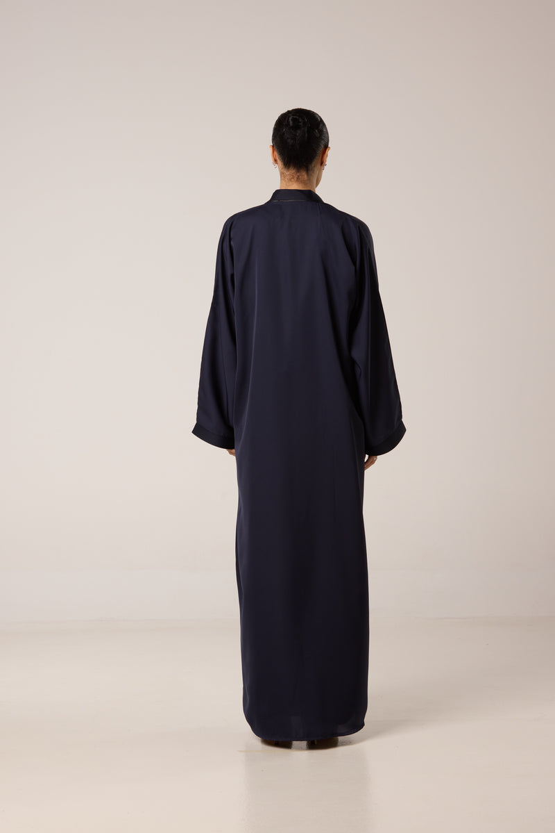 abaya bleu nuit 