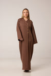 abaya chic couleur moka 