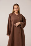 abaya chic couleur moka 