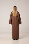 abaya chic couleur moka 