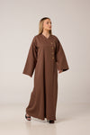 abaya chic couleur moka 